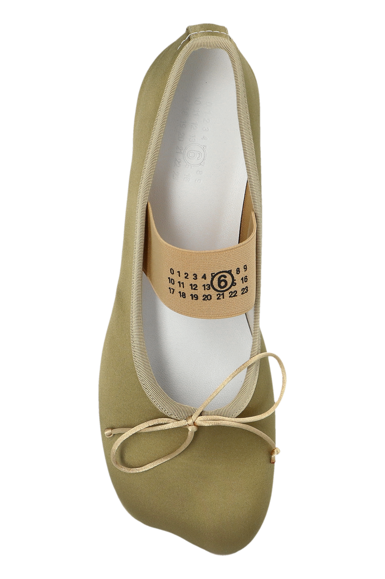 Green Ballet pumps with logo MM6 Maison Margiela - Vitkac GB Green Ballet pumps with logo MM6 Maison Margiela - Vitkac GB